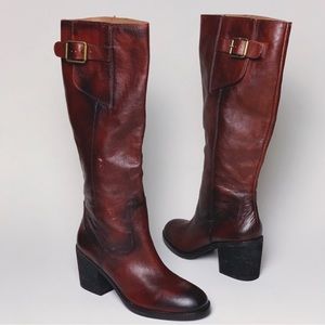 LUCKY BRAND Juneau Oxblood Maroon Tall Boot